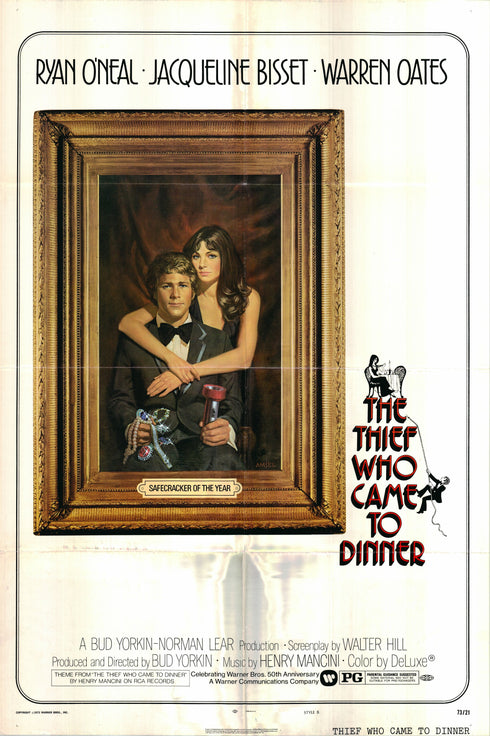 the thief who came to dinner 1973 one sheet poster folded